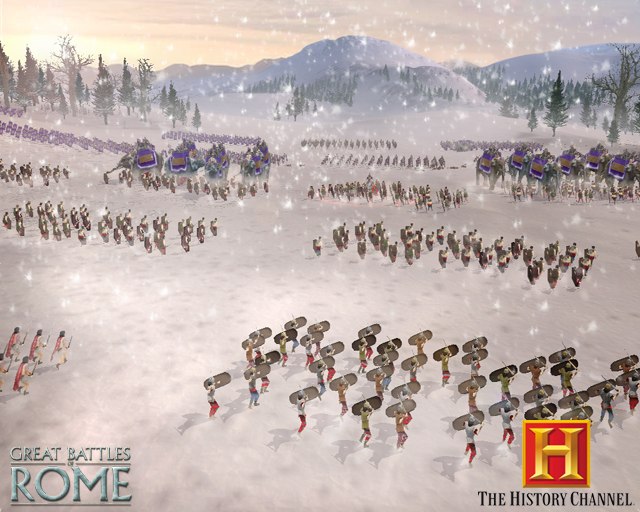 The History Channel: The Great Battles of Rome gameplay visual