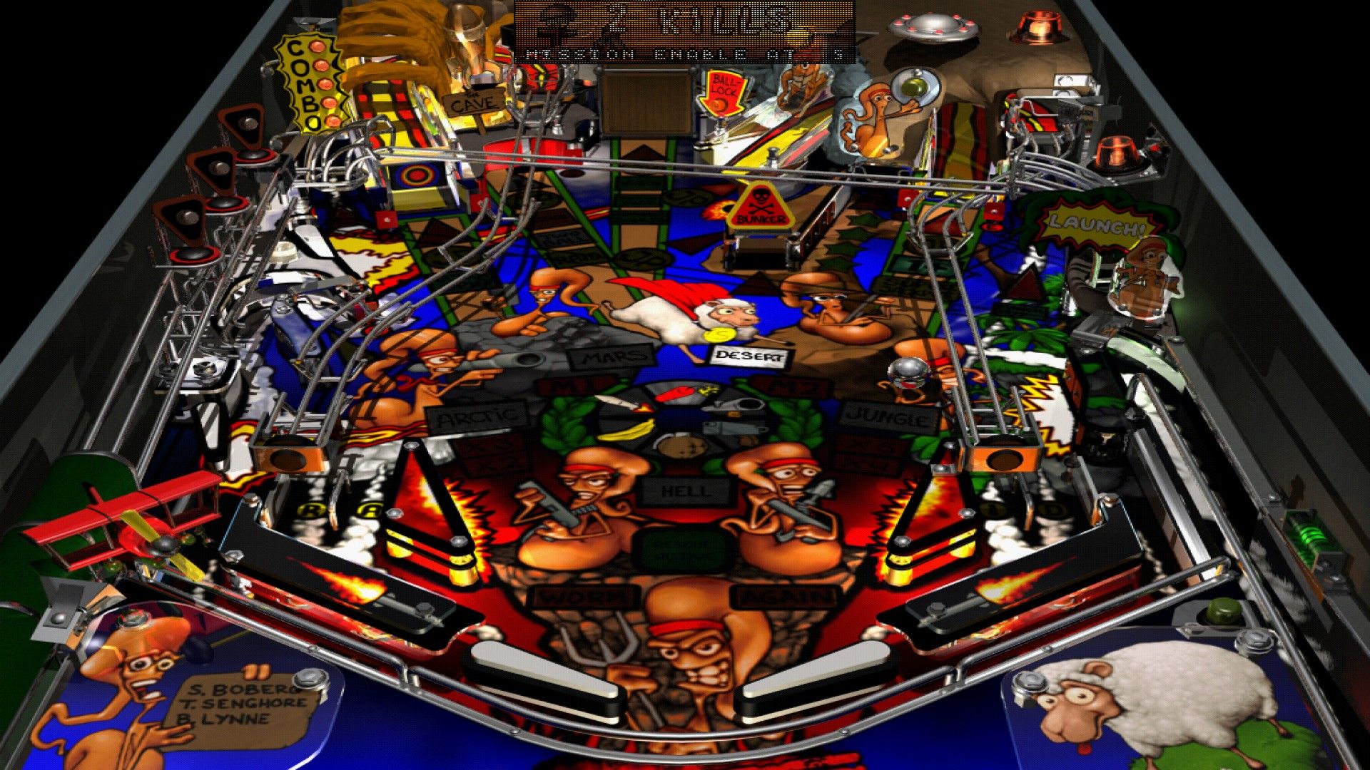 Worms Pinball