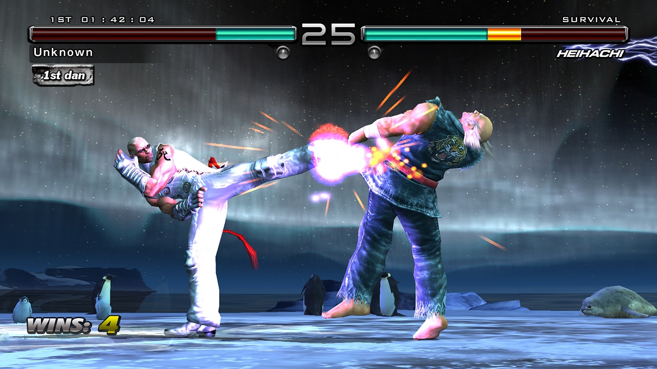 Tekken 5: Dark Resurrection gameplay visual
