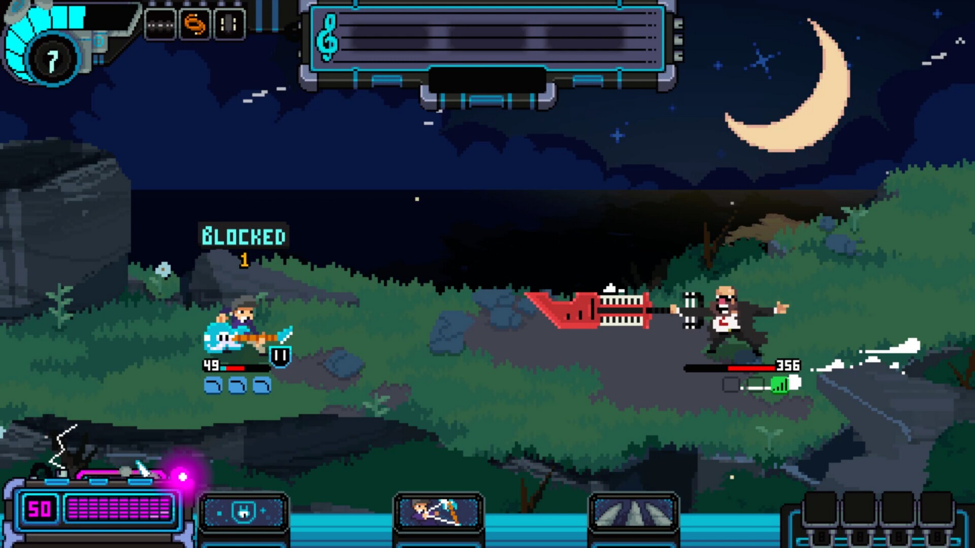 Fretless - The Wrath of Riffson gameplay visual