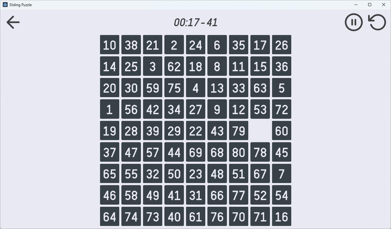 Sliding puzzle (Alberto molero)