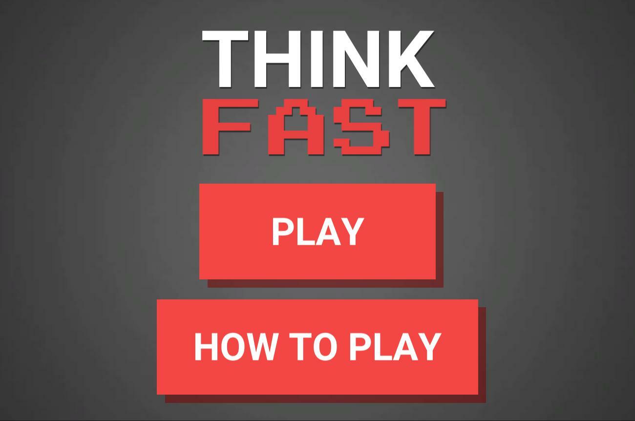 Игра think fast. Think fast.