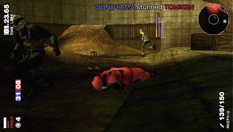 Metal Gear Solid: Portable Ops Plus gameplay visual