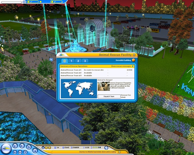 SeaWorld Adventure Parks Tycoon 2 gameplay visual