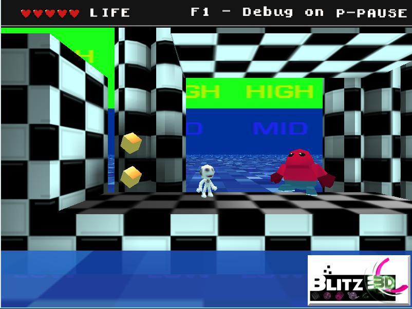 Blitz3D[opensource]2.5D Platformer