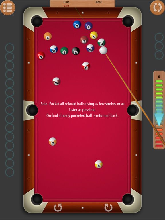 Pool - 8 Ball, 9 Ball & Solo