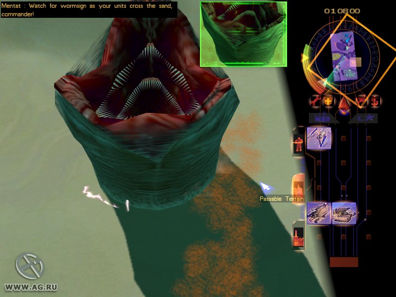Emperor: Battle for Dune gameplay visual