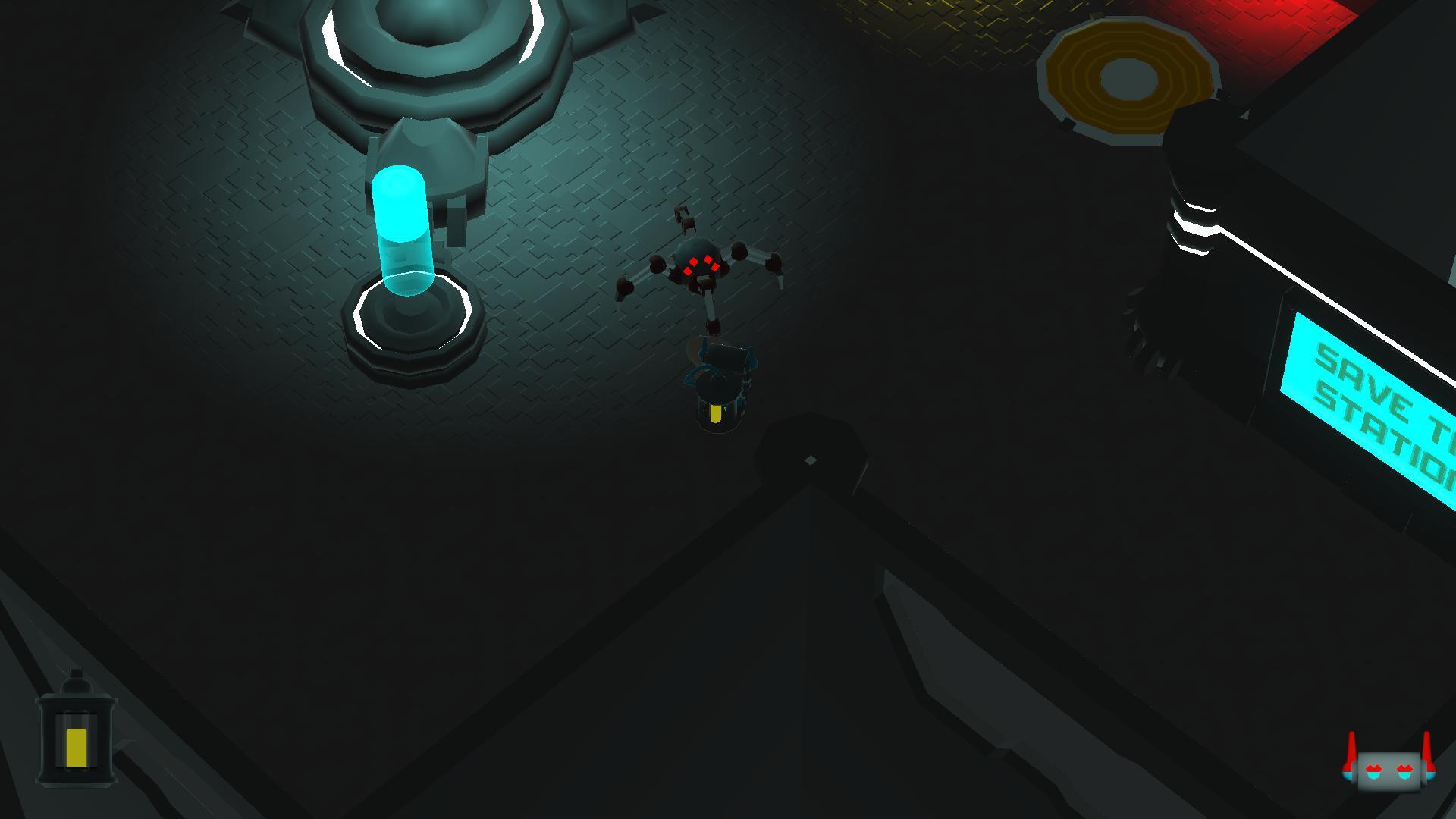 The adventure of the small (but nonetheless heroic) bot that blows up mechanical spiders