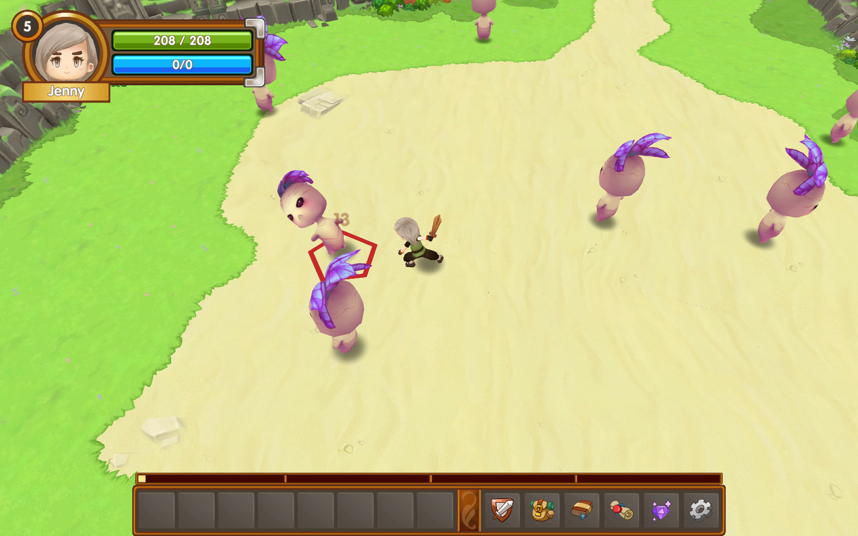 Antaria Online gameplay visual