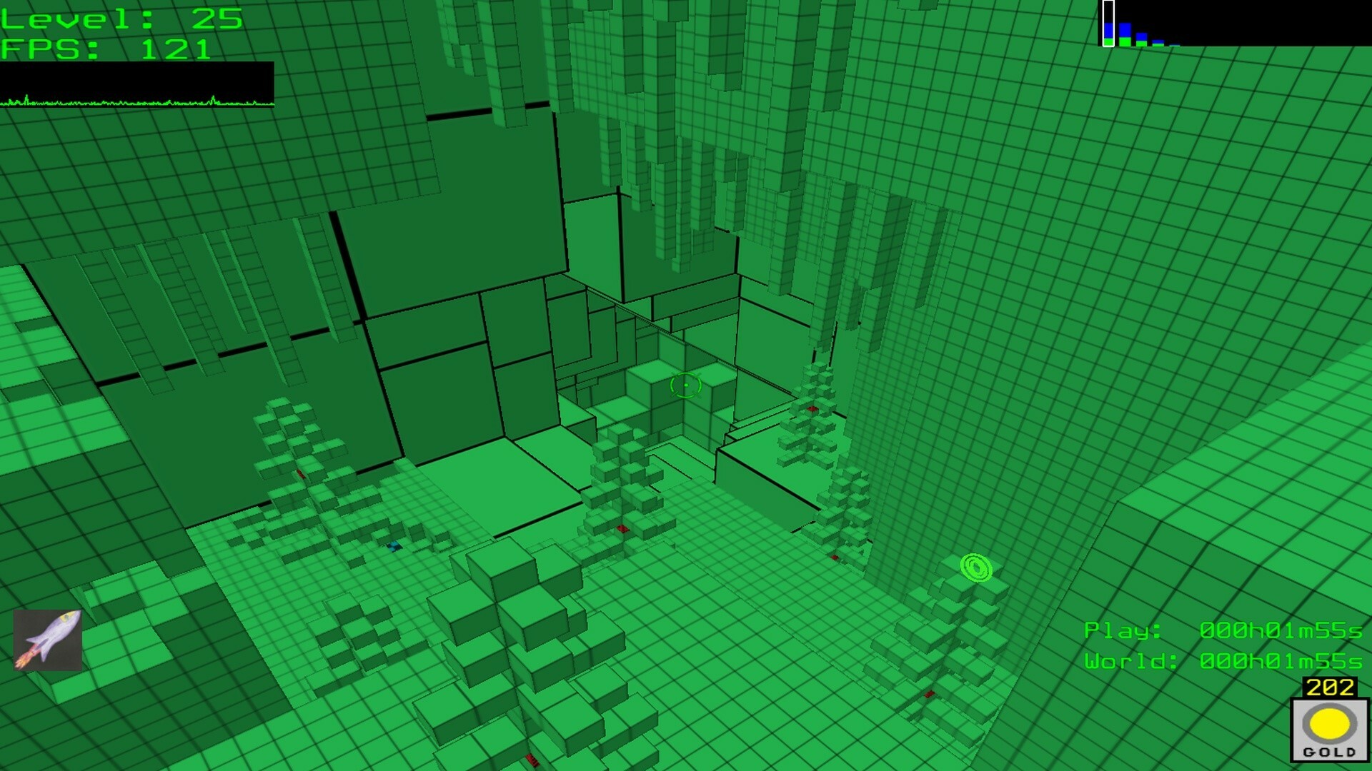 Fractal Block World gameplay visual