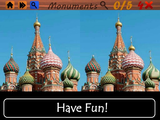 Spot the Differences Monuments