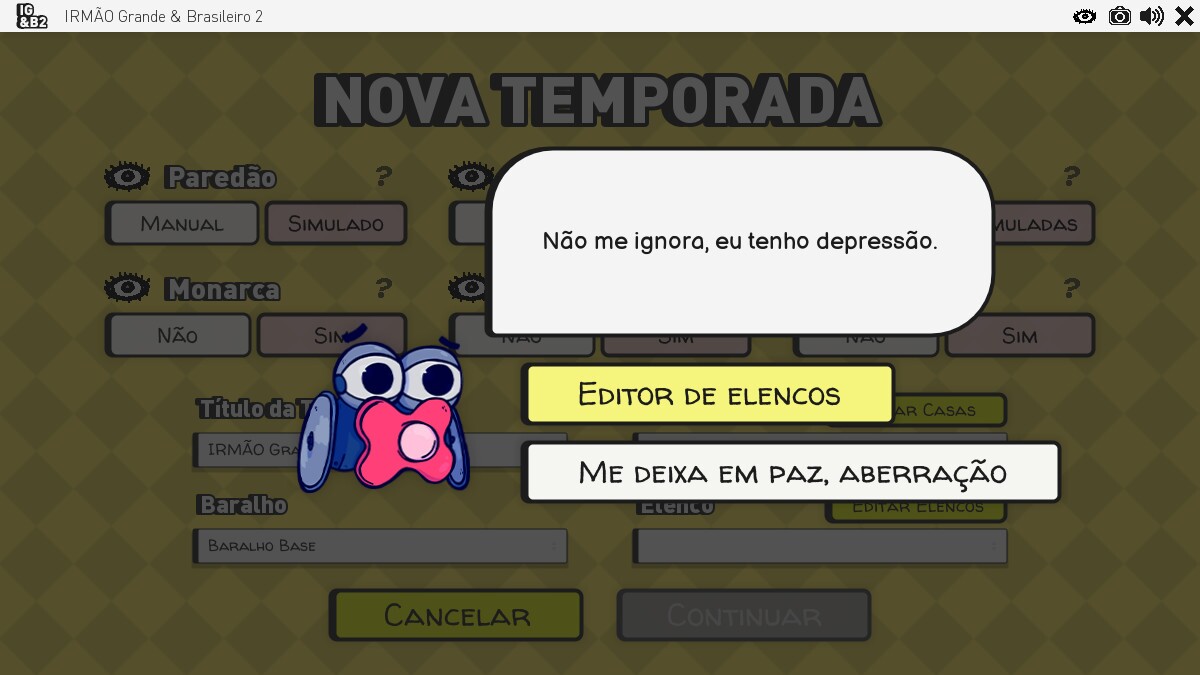 IRMÃO Grande & Brasileiro 2 gameplay visual