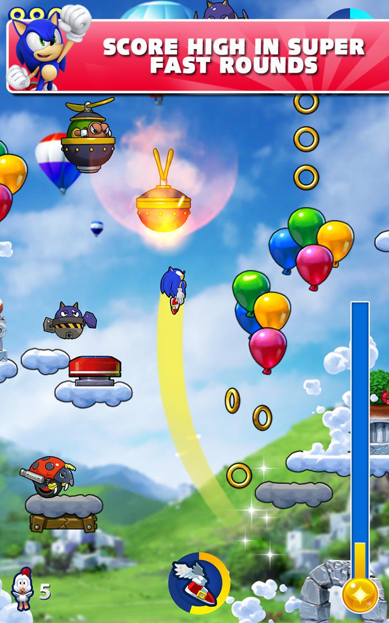 Sonic Jump Fever gameplay visual