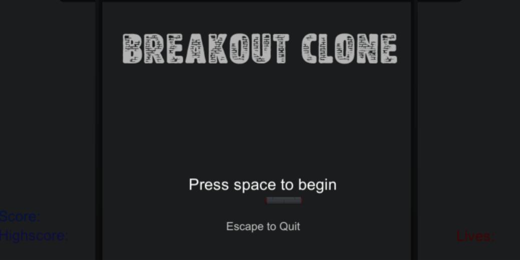 Breakout Clone (Skylar Masson)