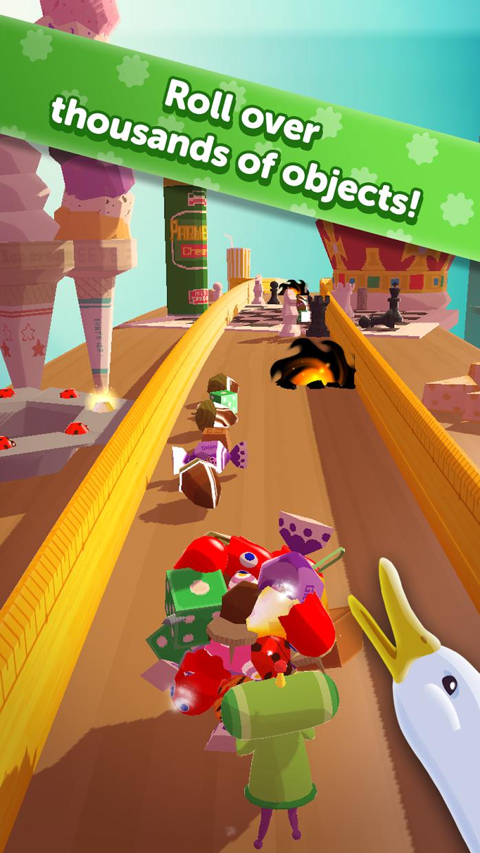 AMAZING KATAMARI DAMACY gameplay visual