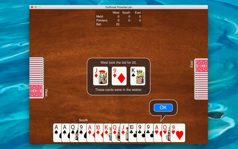 Cutthroat Pinochle Lite