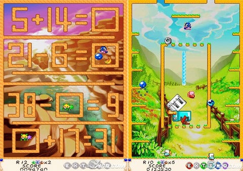 Bubble Bobble Double Shot gameplay visual