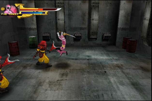 Power Rangers Samurai gameplay visual