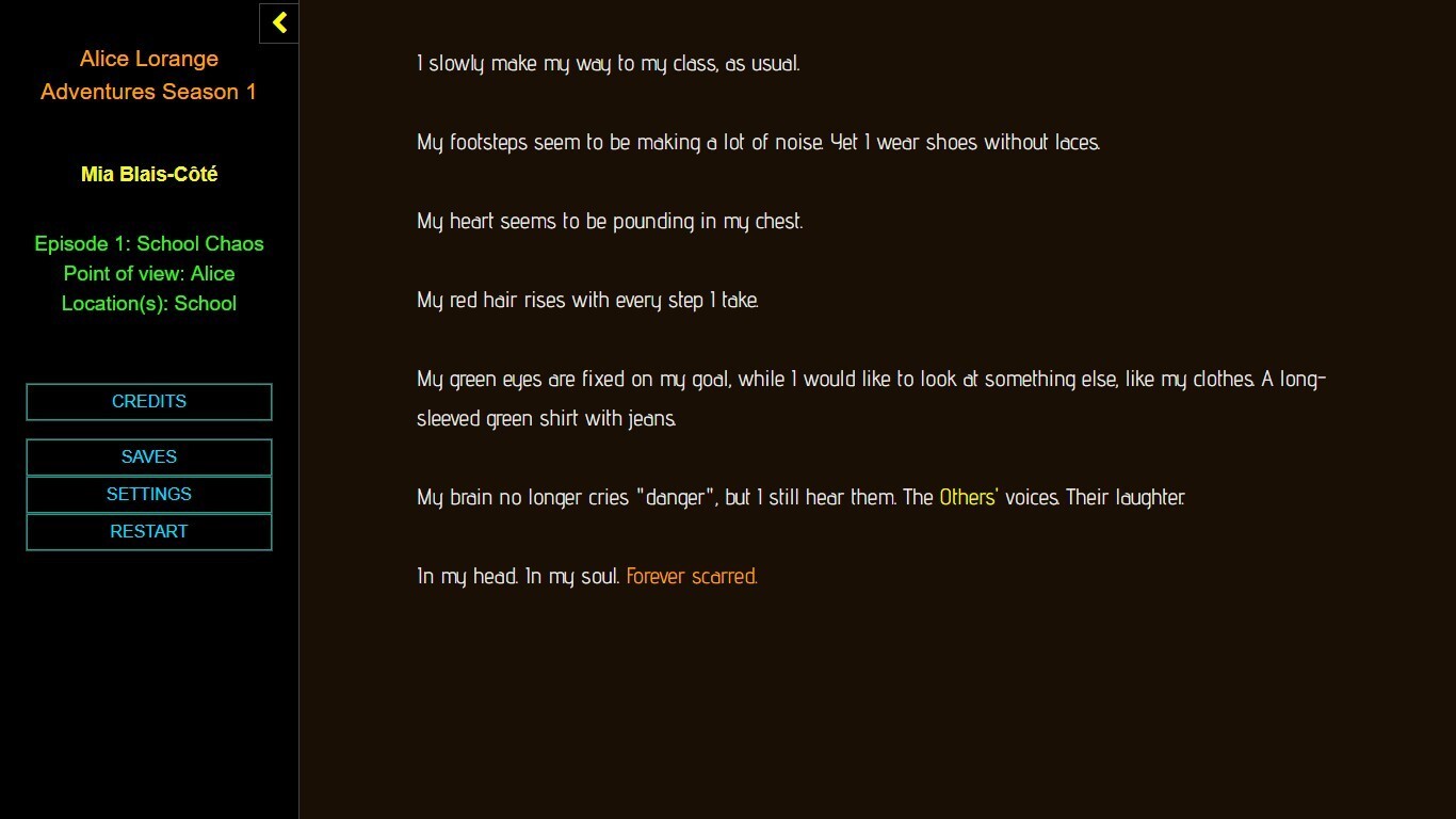 Alice Lorange Adventures Season 1 (Mia Blais-Côté) (Mia Blais-Côté)