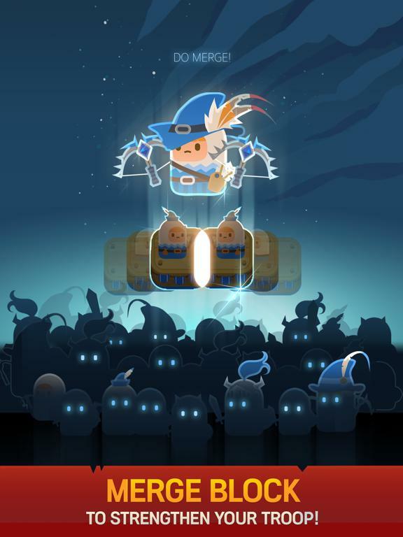 Merge Tactics: Castle Defense gameplay visual