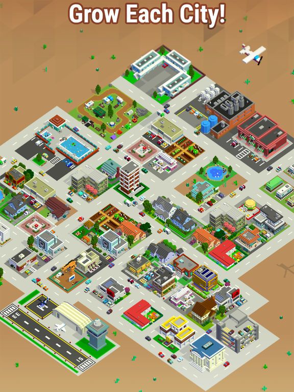 Bit City gameplay visual