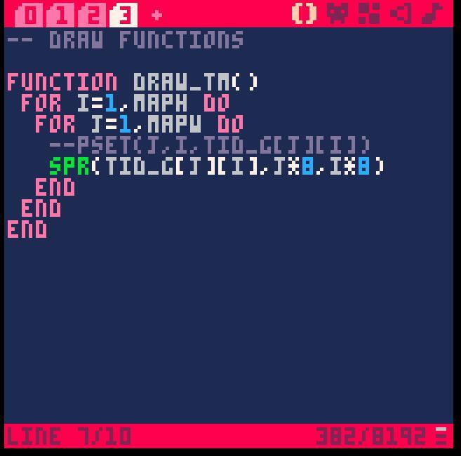 Pico-8 Cellular Automata