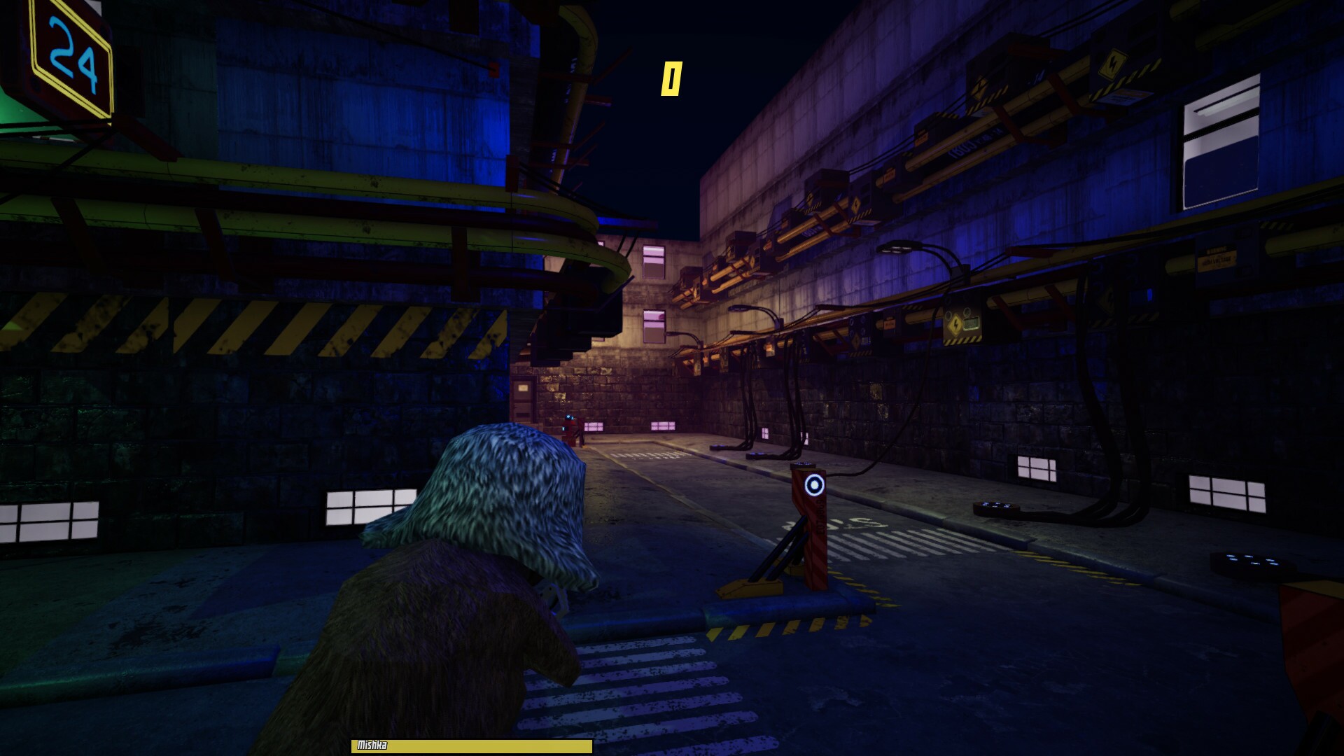 BEAR, VODKA, BALALAIKA: Cyberpunk gameplay visual