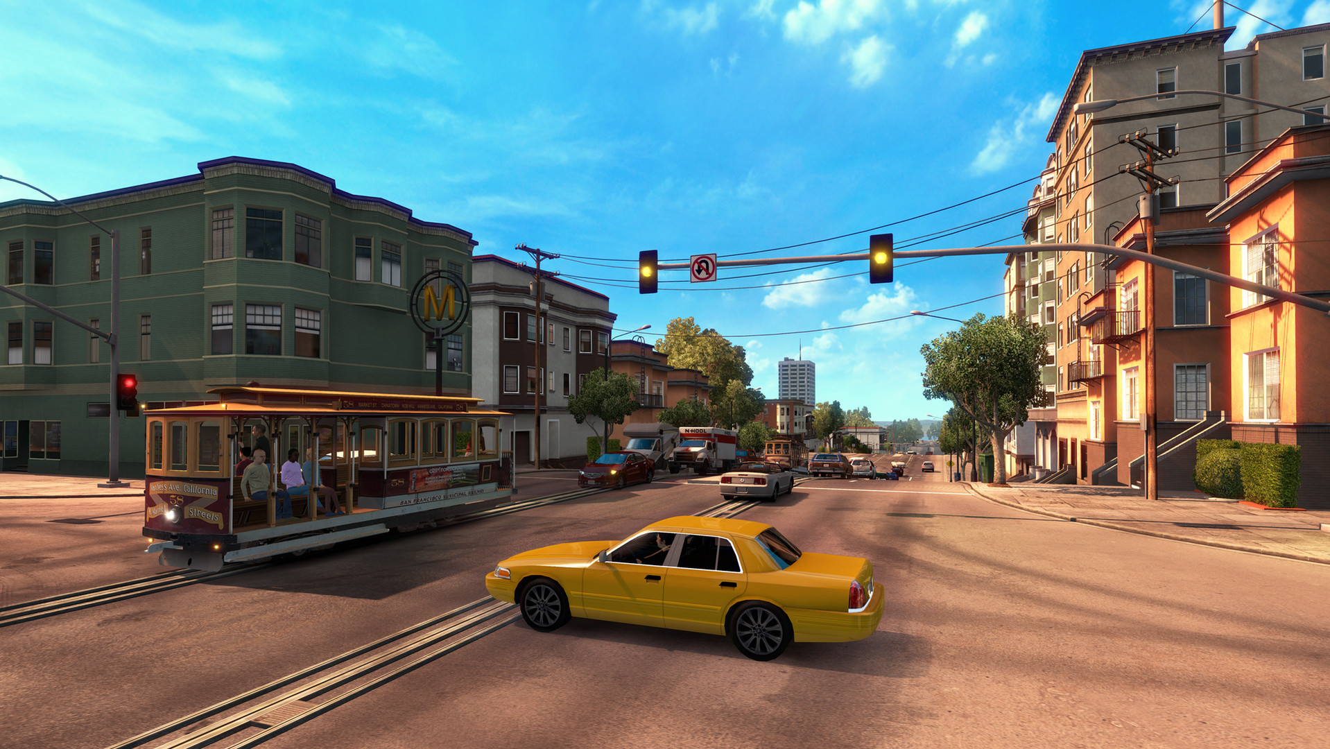 American Truck Simulator gameplay visual