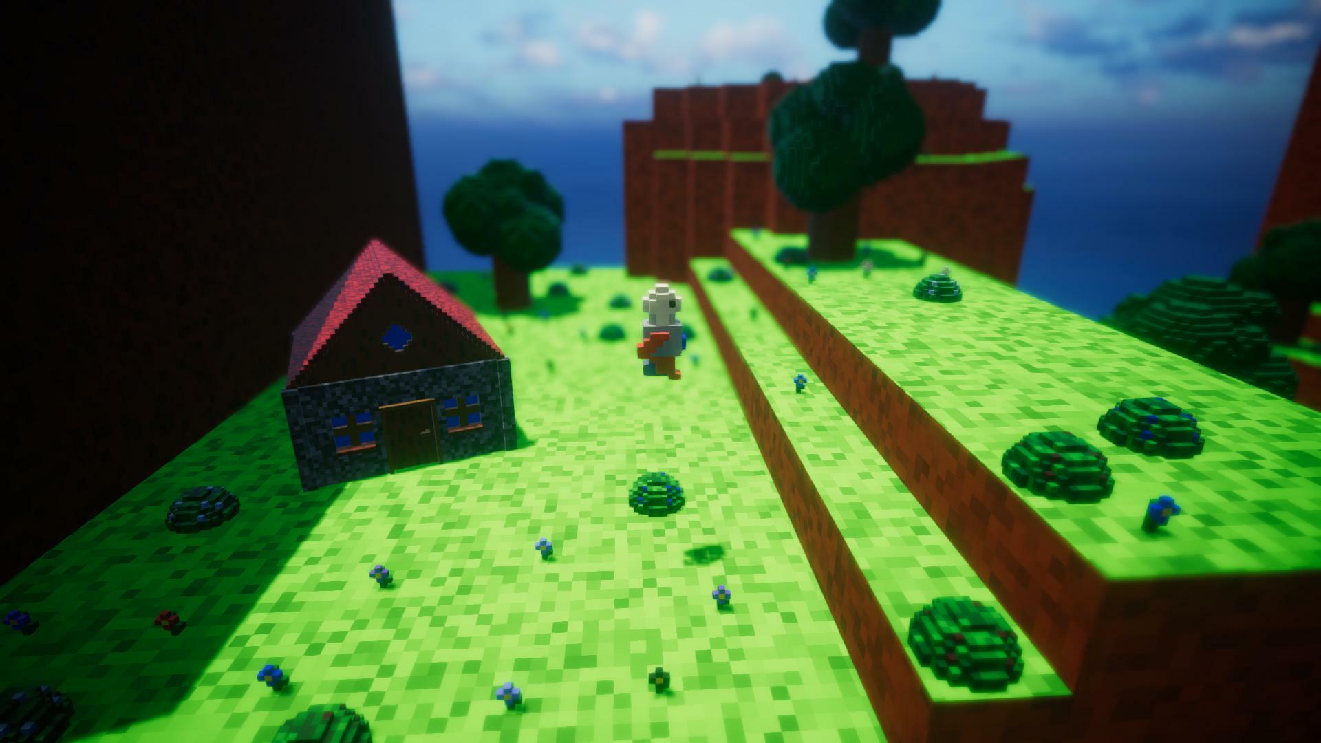 Blue-Red Boy's Adventure