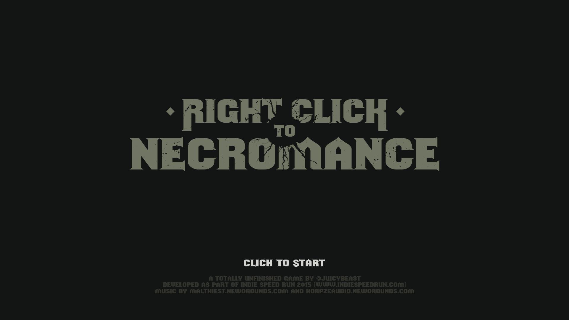 Right Click to Necromance
