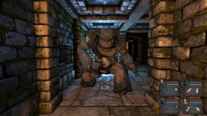 Legend of Grimrock gameplay visual