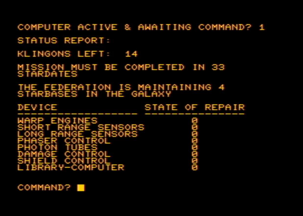 Super Star Trek (CBM PET)