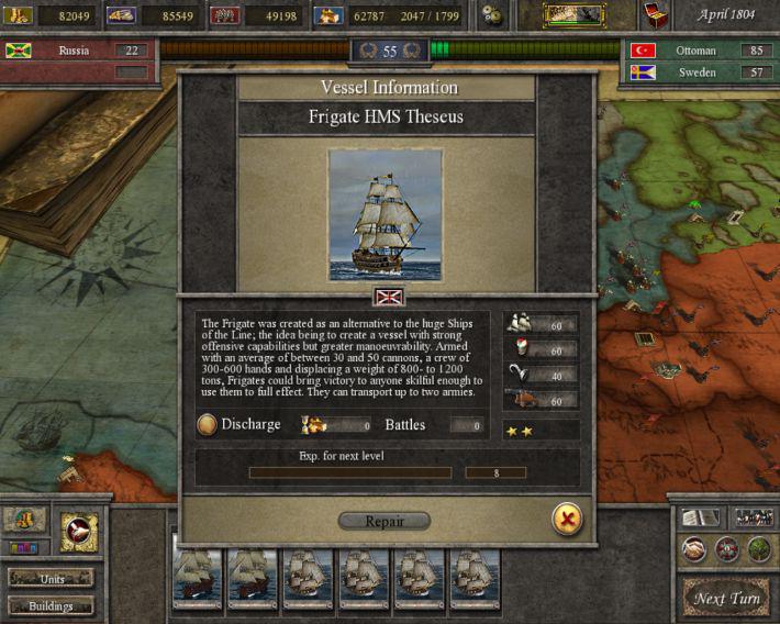 Imperial Glory gameplay visual
