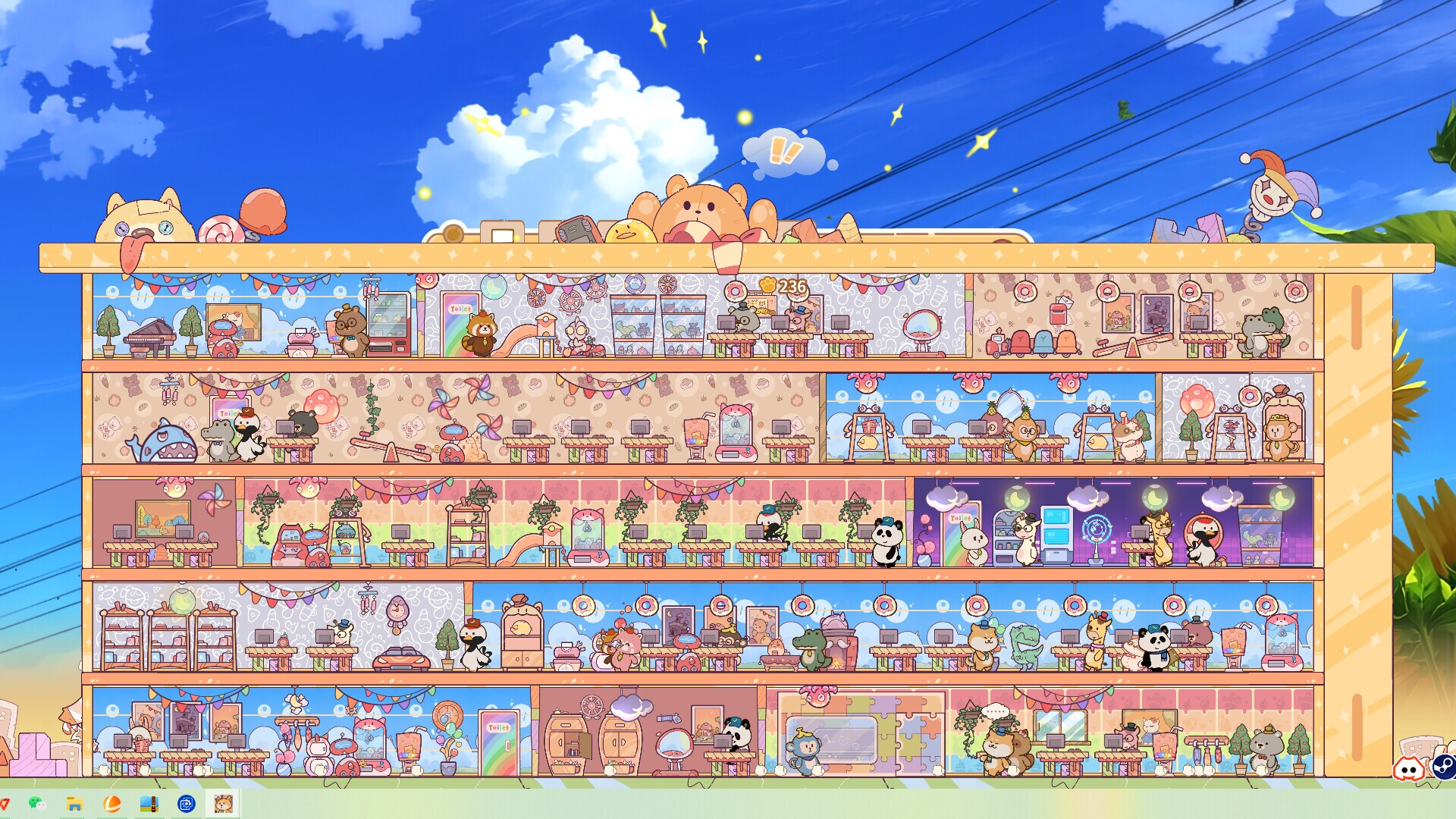 Furry Company gameplay visual