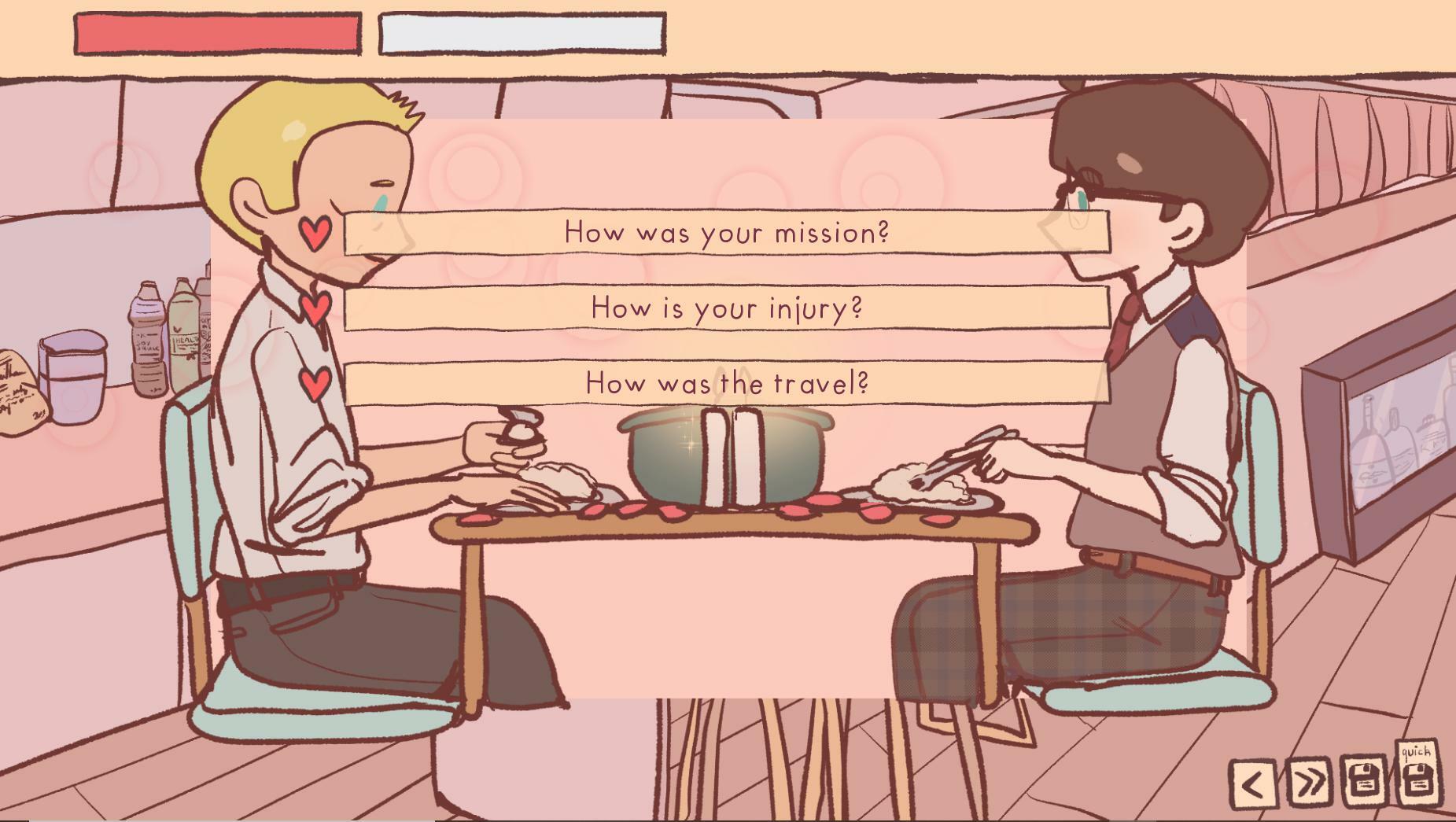 a Valentine's day in Q's life