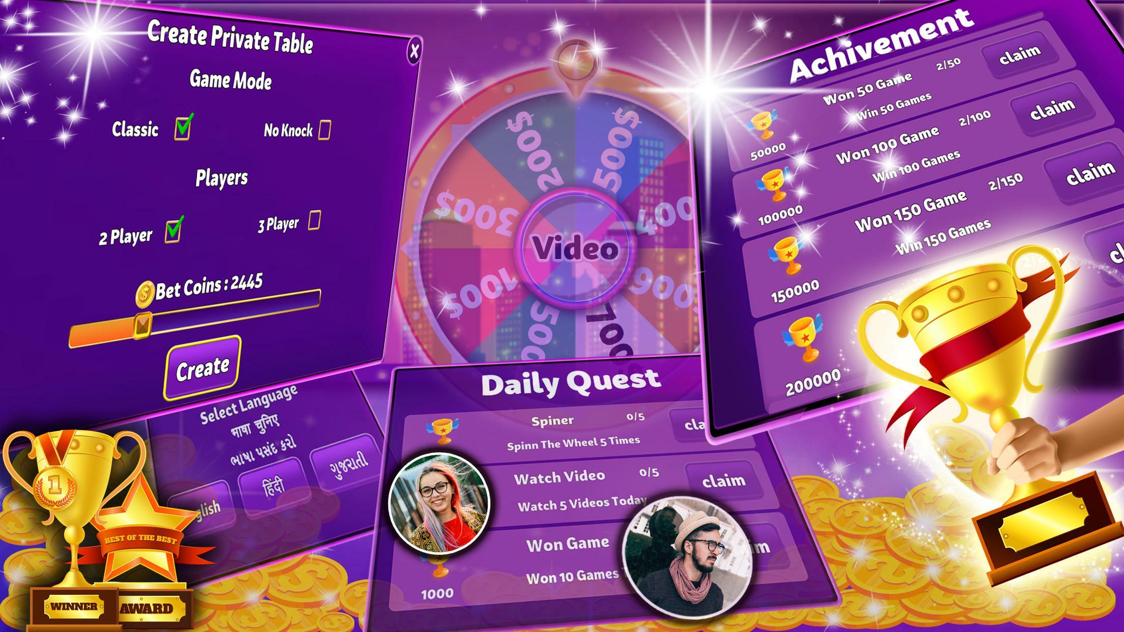 Tonk - Free Rummy Game