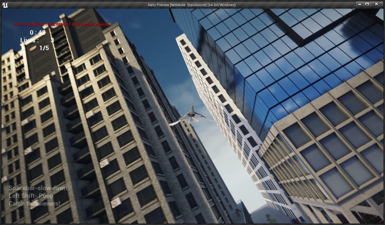 ハトとホットドッグ