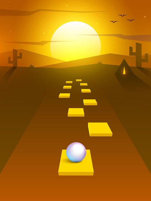 Tile Hop: Forever Dancing Ball