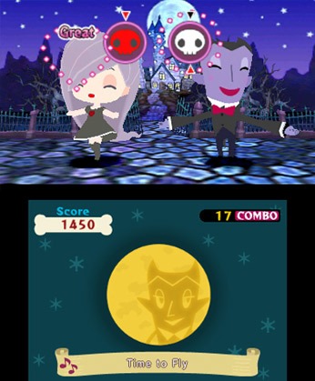 Gabrielle's Ghostly Groove 3D gameplay visual