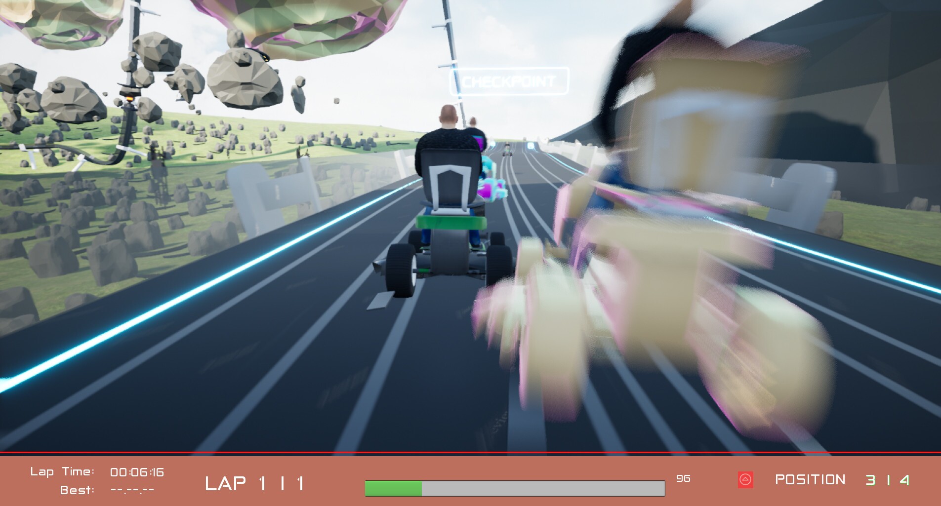 Lawnmower Game: Space Race
