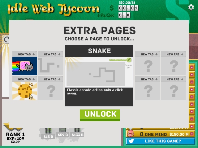 Idle Web Tycoon