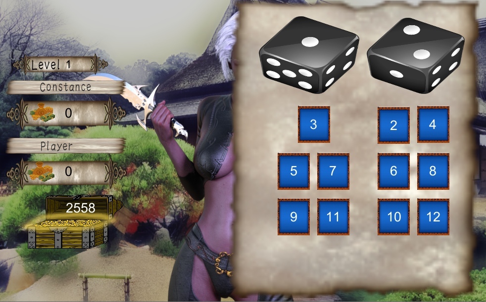 Fantasy roulette cubes