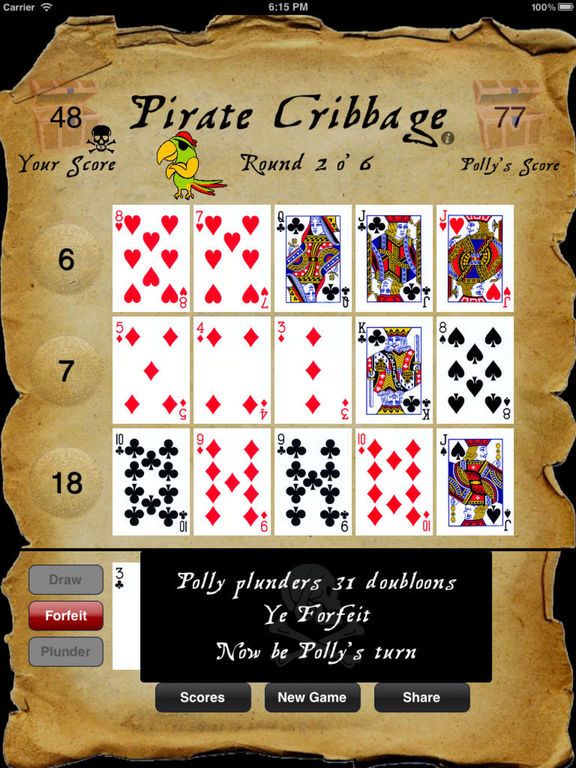 Pirate Cribbage