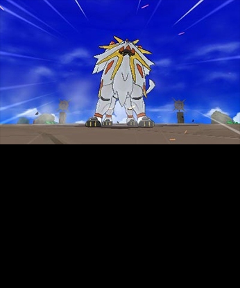 Pokémon Sun with bonus Solgaleo Figure