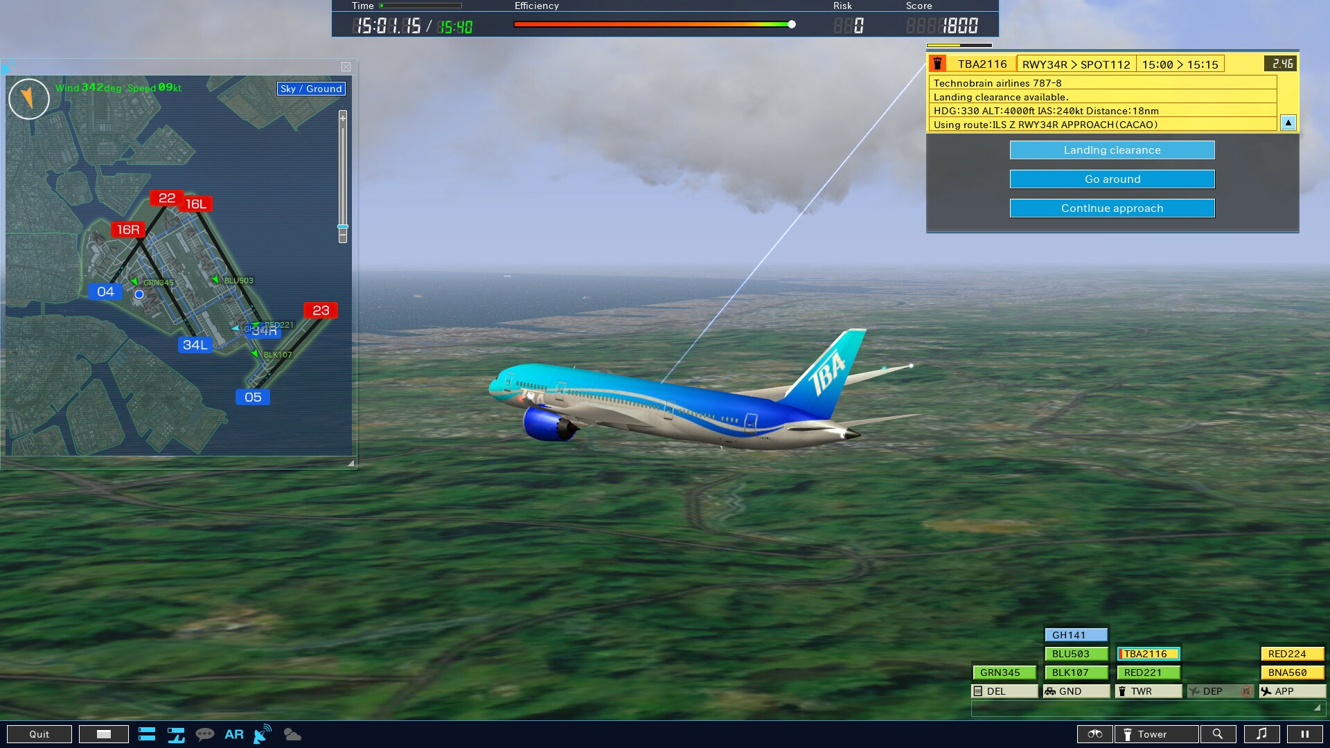I am an Air Traffic Controller 4 gameplay visual