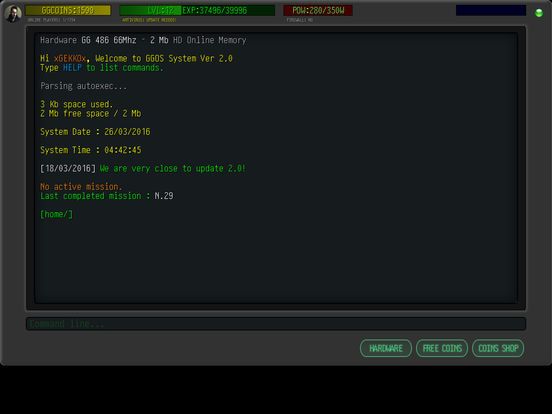 Hacker Online RPG gameplay visual