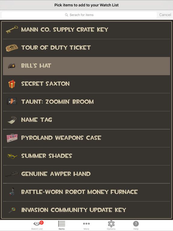 Market Monitor for Team Fortress 2