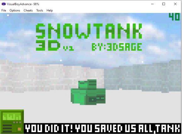 3D SnowTank GBA