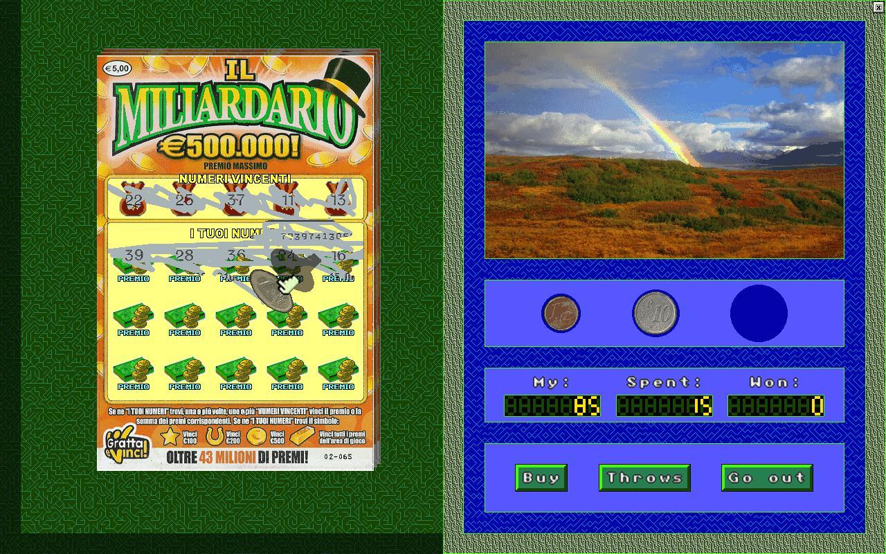 GrattaV (scratch and win) Il Miliardario (The Millionaire)