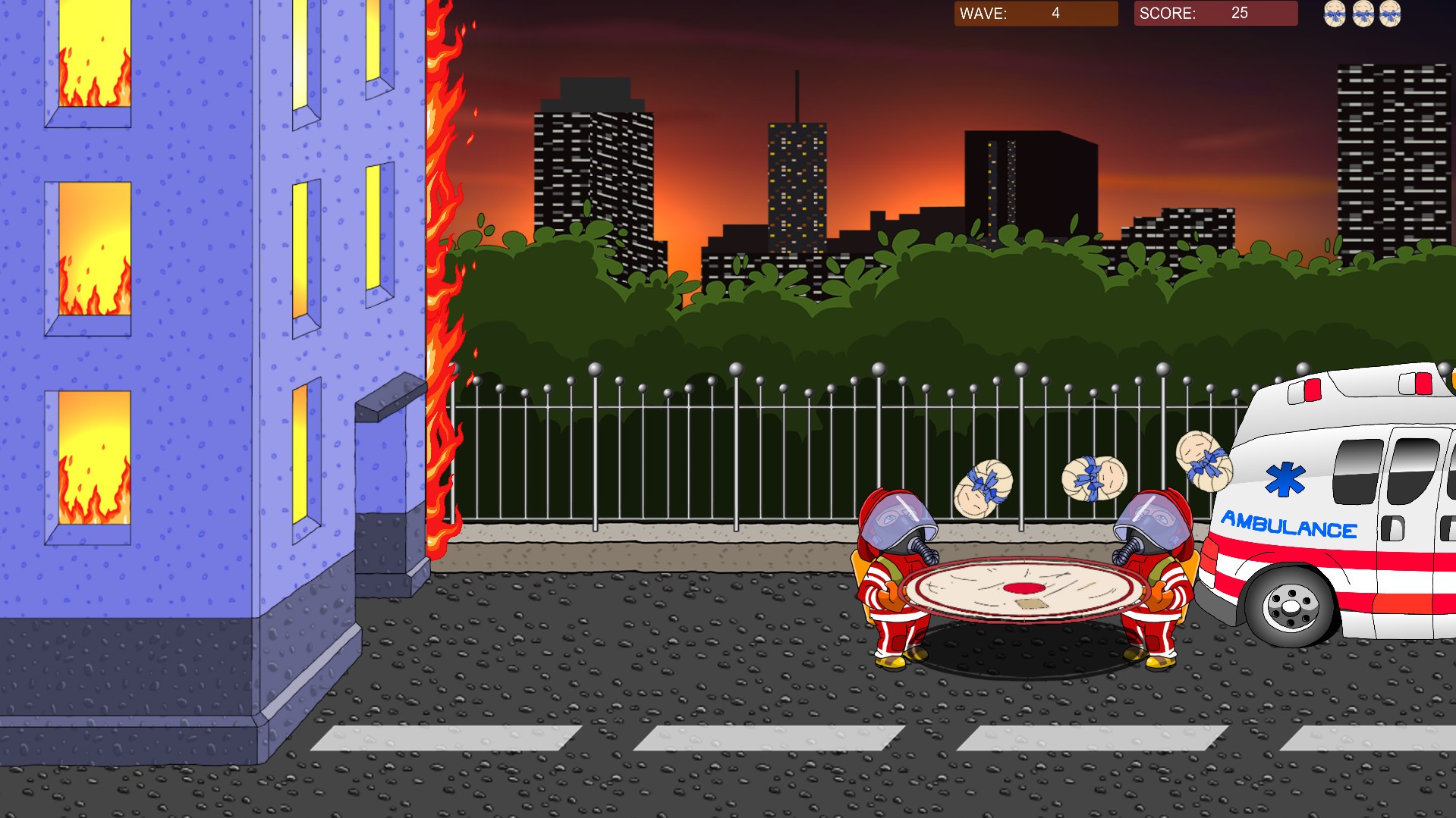 Baby's on fire: 99 virgins